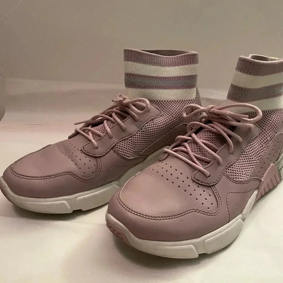 Mark Nason Block Varsity Retro style mid top slip on sneakers. - Picture 3 of 5